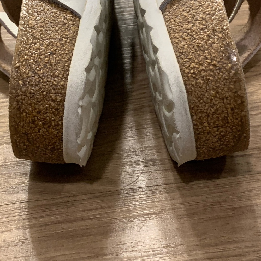 Birkenstock Franca Leather Sandal White Size 40 - Picture 8 of 12
